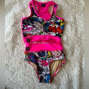 Kandi Kouture 2 piece dance leotard